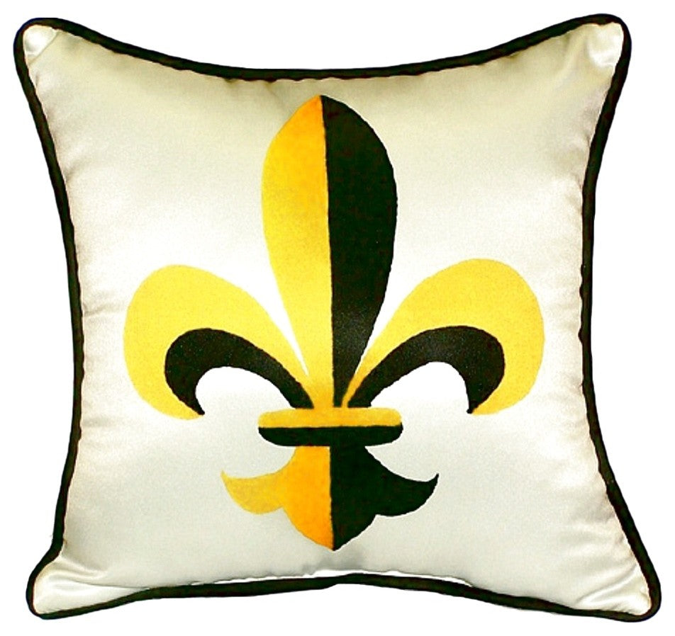 Fleur-de-lis Extra Large Zippered Pillow 22x22