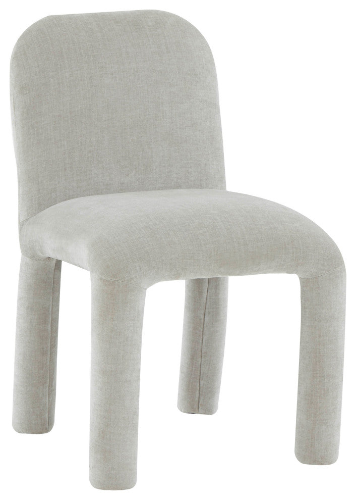 Georgia Light Gray Chenille Dining Chair