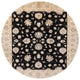 Ahgly Company Indoor Round Mid-Century Modern Area Rugs, 4' Round