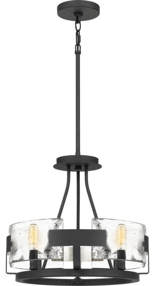 Stratum 4-Light Semi-Flush Mount, Royal Ebony