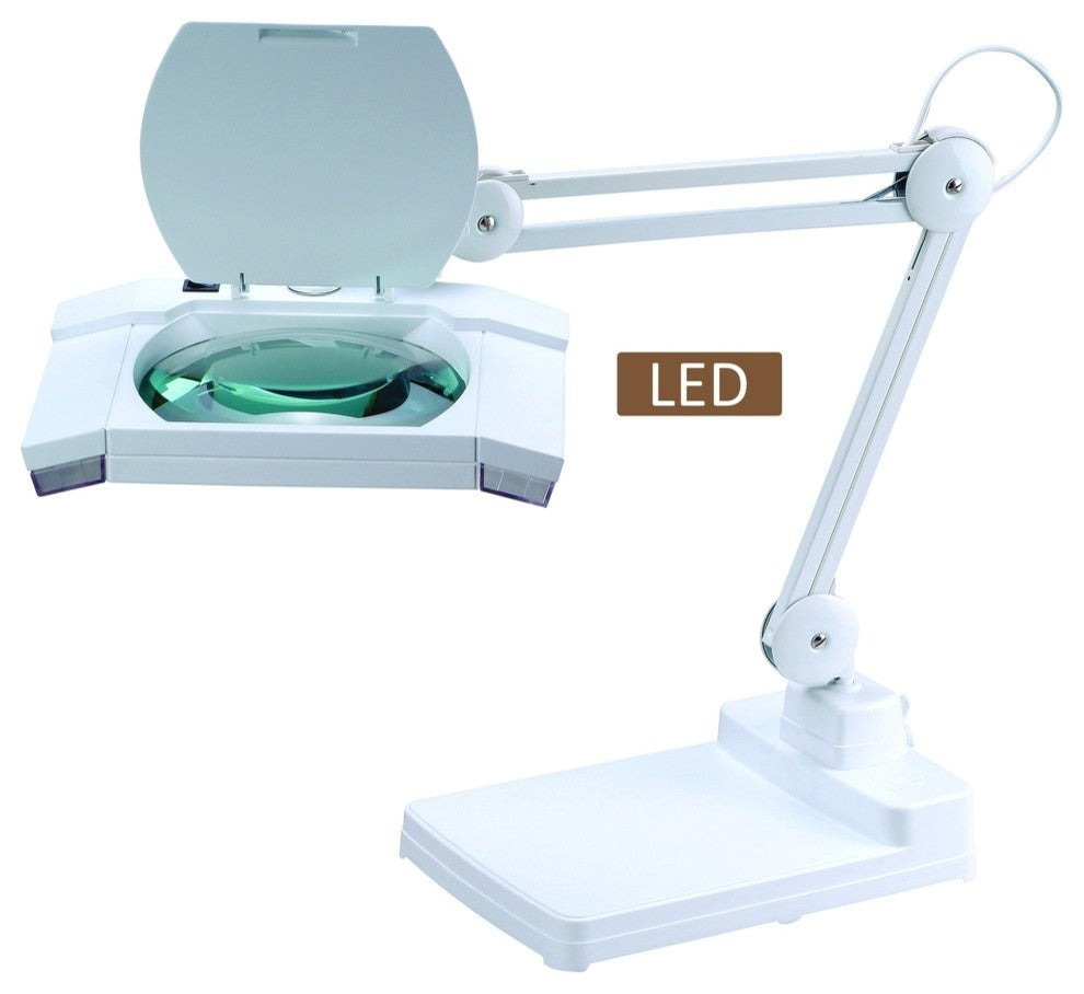 31" Multi-Function Full Spectrum LED Magnifying Table Lamp