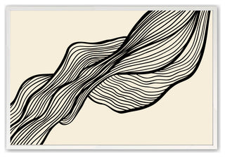 Opaque White 18" x 24" Bauhaus Wall Art Framed Print