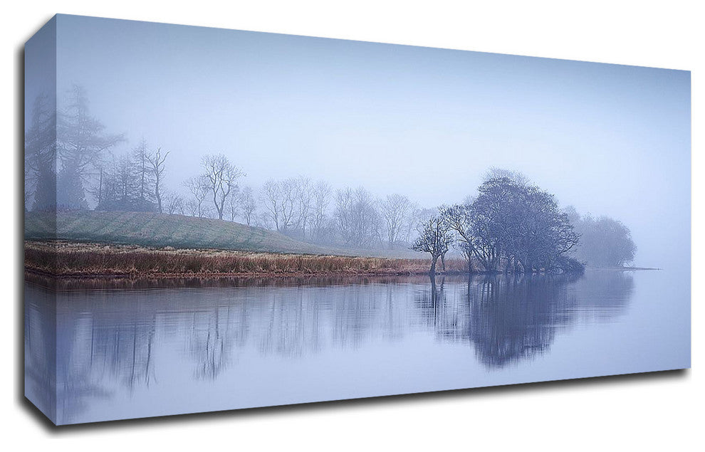 Autumn Haze, Loch Eck by Lynne Douglas, Print on Canvas, 36" x 18"