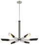 George Kovacs P1696-691, Turbine, 1-Light Light Chandelier