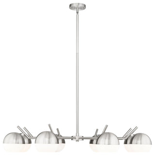 Realm Sphere 8-Light Chandelier, Brushed Nickel