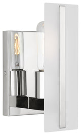 Dex One Light Wall / Bath Sconce, Chrome