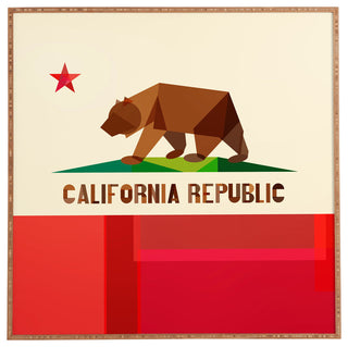 Deny Designs Fimbis California Framed Wall Art