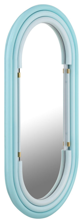 Neon Wall Mirror in Blue