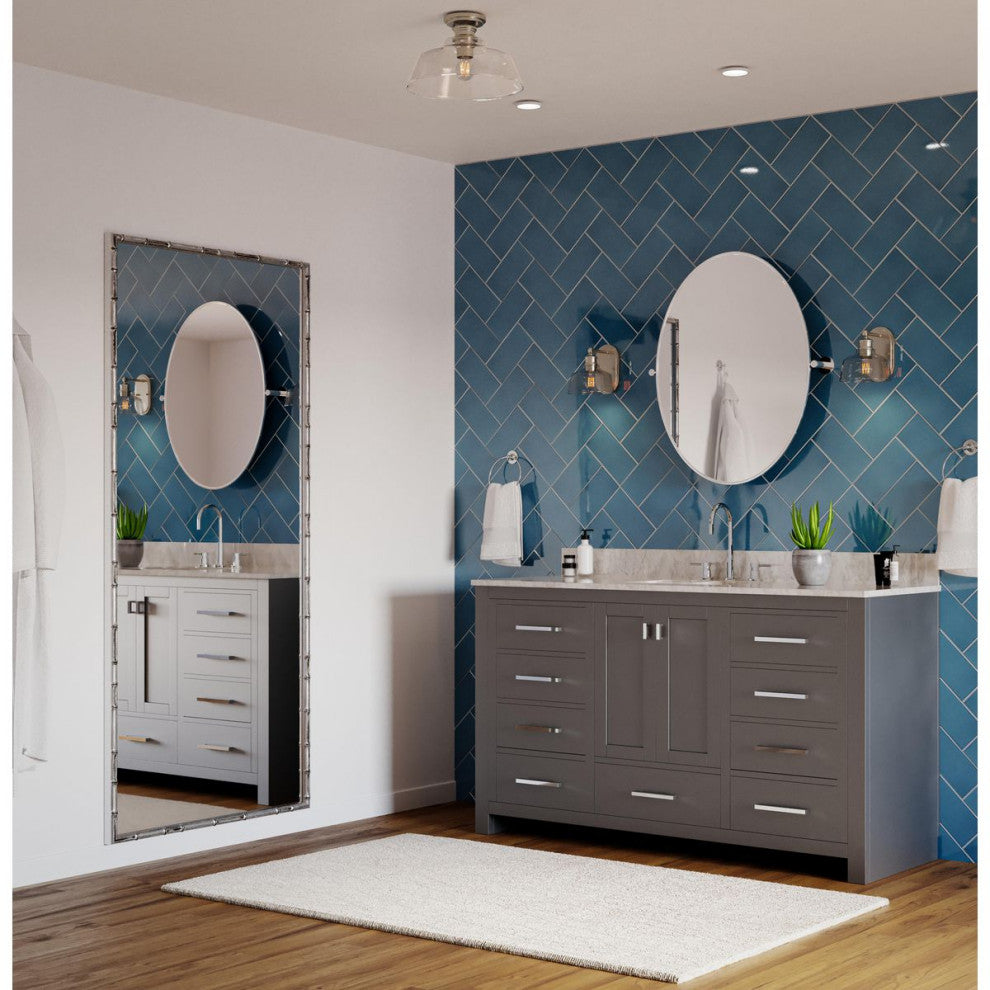 Singleton 1-Light 7.62" Brushed Nickel Vanity Light With Clear Glass Shade