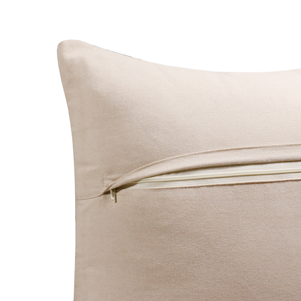 Southwestern Woven Center Diamond Throw Pillow, 20" x 20"