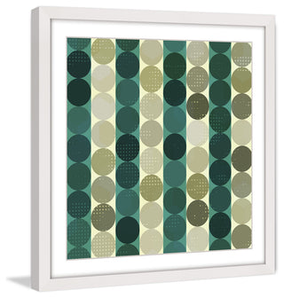 "Alternating Rows" Framed Art Print