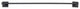 Italia Trieste Series 18" Towel Bar in Matte Black