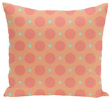 Dot Dash Geometric Print Pillow, Burnt, 26"x26"