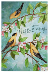 Melinda Hipsher 'Hello Spring' Canvas Art, 19"x12"