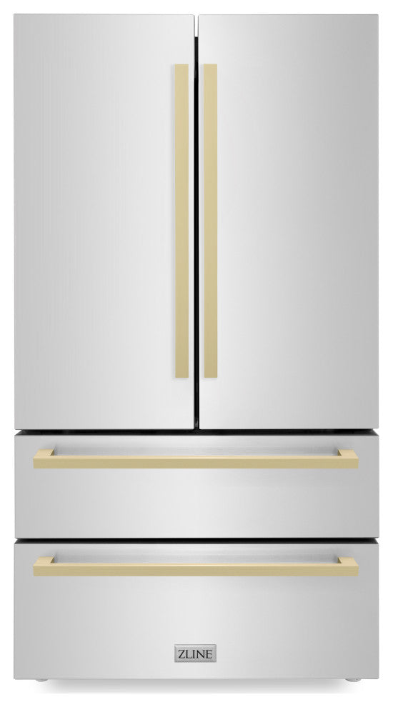 ZLINE Refrigerator With Ice Maker, Stainless RFMZ-36-FCB