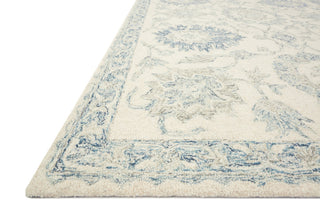Loloi Norabel Ivory/Blue 1'-6" x 1'-6" Sample Swatch