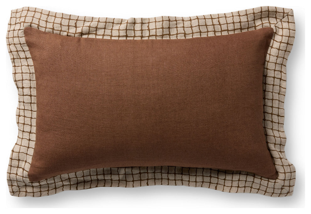 Loloi PLL0196 Brown 13'' x 21'' Cover WithPoly
