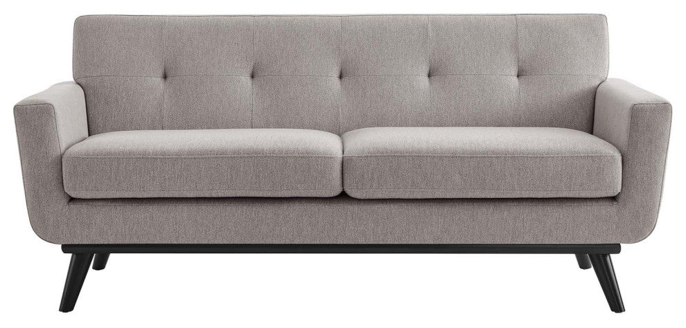 Engage Herringbone Fabric Loveseat