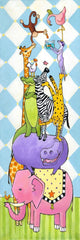 Marmont Hill, "Zooper Stars" by Janet Nelson Painting on Wrapped Canvas, 10x30