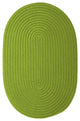 Colonial Mills Boca Raton BR65 Bright Green Indoor/Outdoor Area Rug, Oval 8'x11'