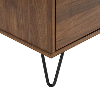 Teagan Record Storage Sideboard Brown Oak