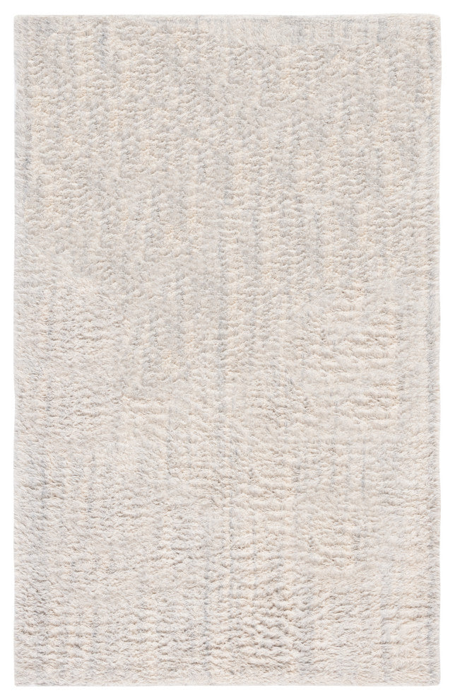 Safavieh Casablanca Collection CSB703G Rug, Silver/Ivory, 6' x 9'