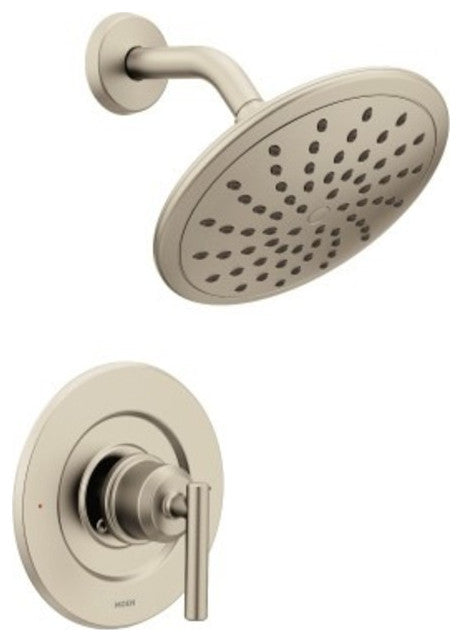Moen Gibson 1.75 GPM Eco-Performace Shower with and Technology, Brushed Nickel