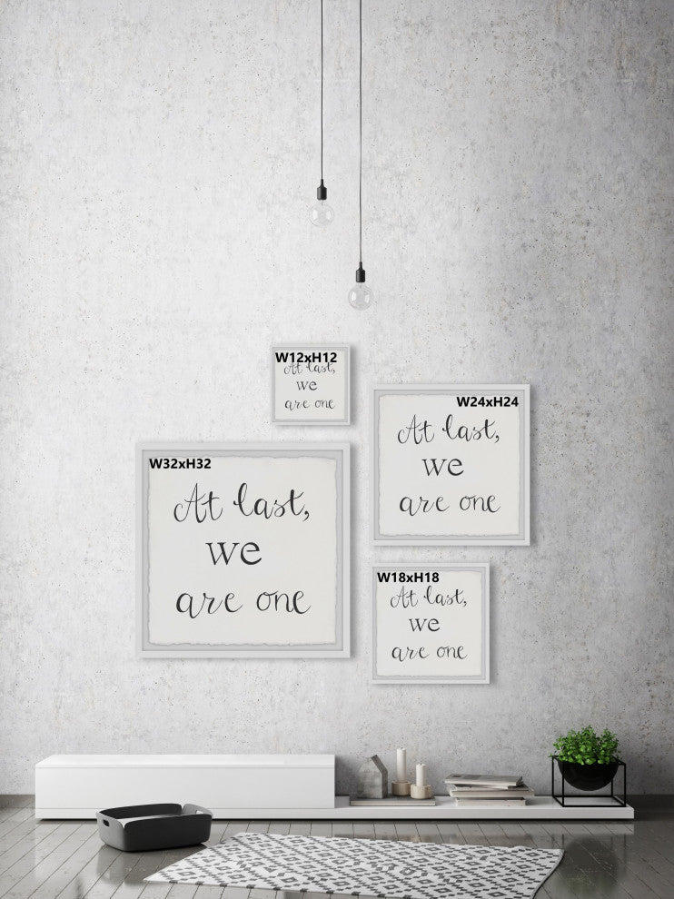 "We Are One II<br>" Framed Painting Print, 32x32