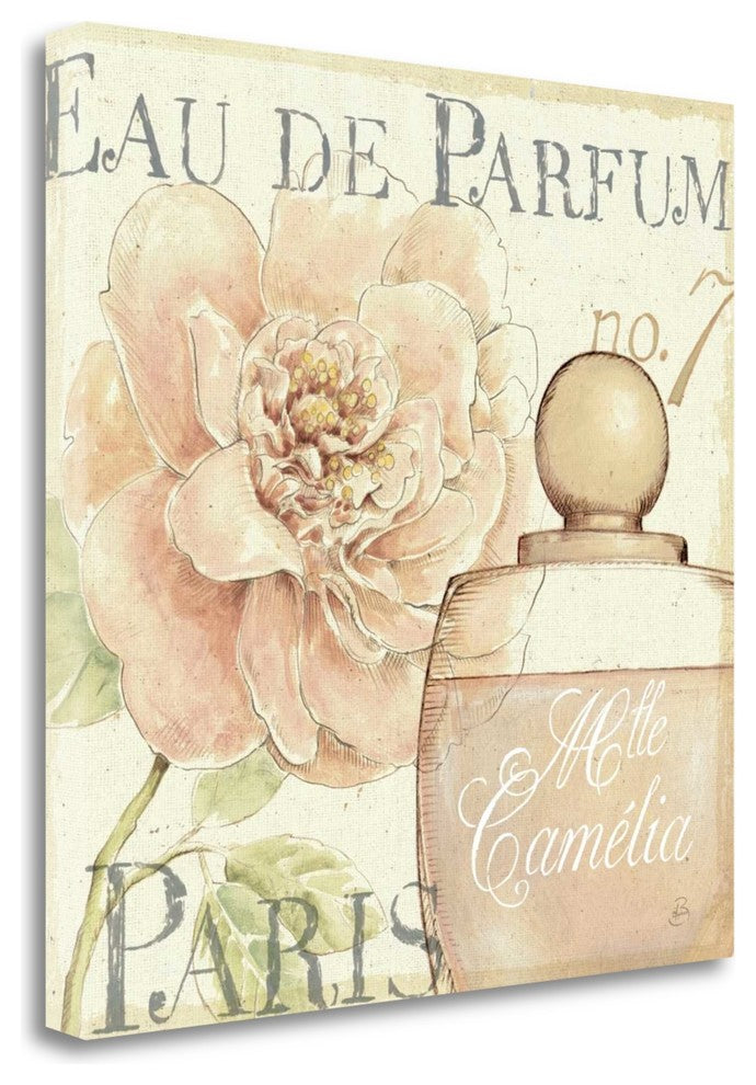 "Fleurs And Parfum II" By Daphne Brissonnet, Giclee Print on Gallery Wrap Canvas