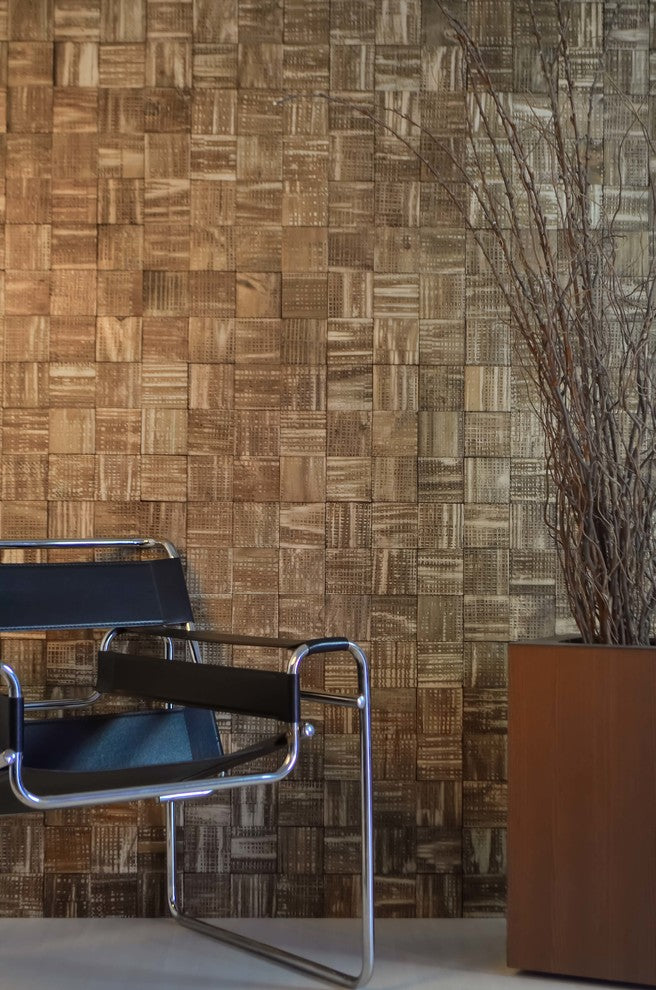Decorative Wood Panels, Box, Tracciata Bianco