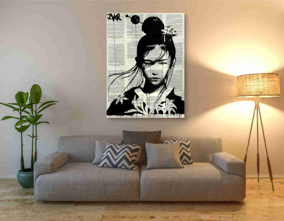Epic Graffiti "Narumi" by Loui Jover, Giclee Canvas Wall Art, 40"x54"