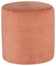 Robin Nectarine Fabric Sofa Ottoman