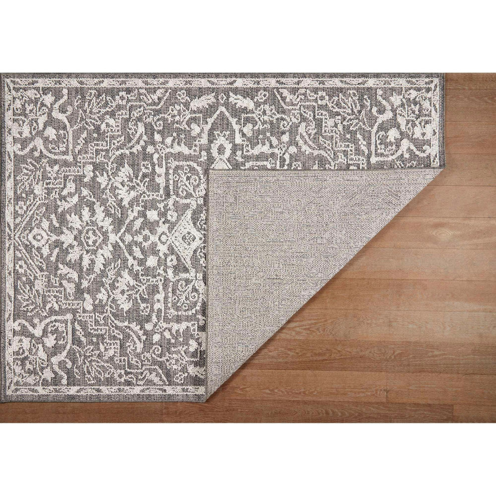 Resort Heriz Area Rug, Gray, 2'2"x7'6"