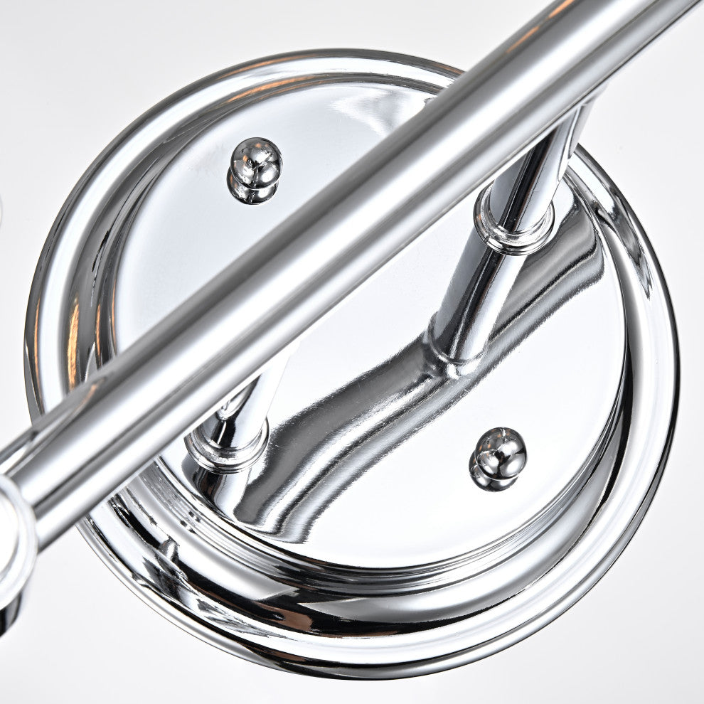 CHLOE Lighting Joyce Contemporary 4-Light Bath Vanity Fixture, Chrome