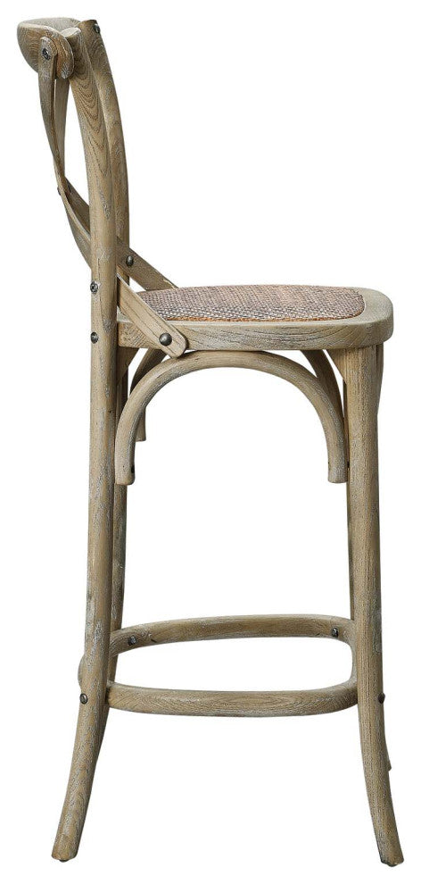 Gear Counter Stool, Gray