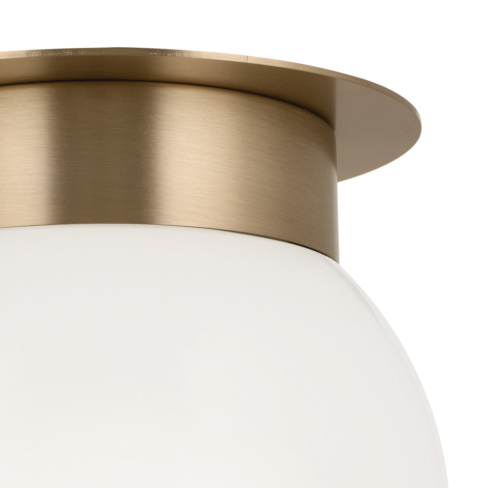Albers 1 Light Flush Mount Light, Champagne Bronze