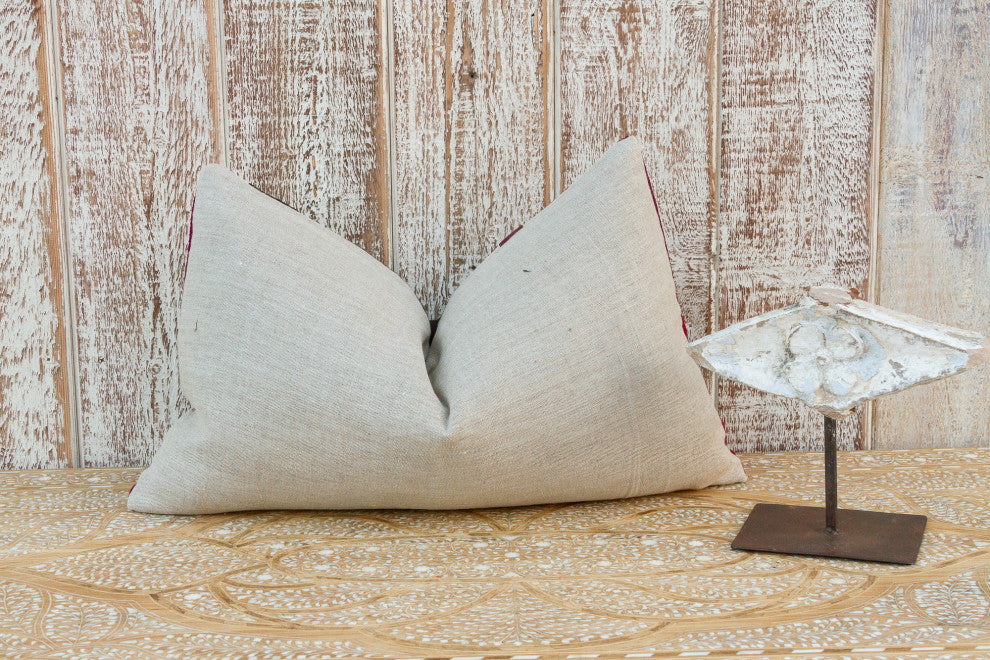 Mehra Bukhara Suzani Lumbar Pillow