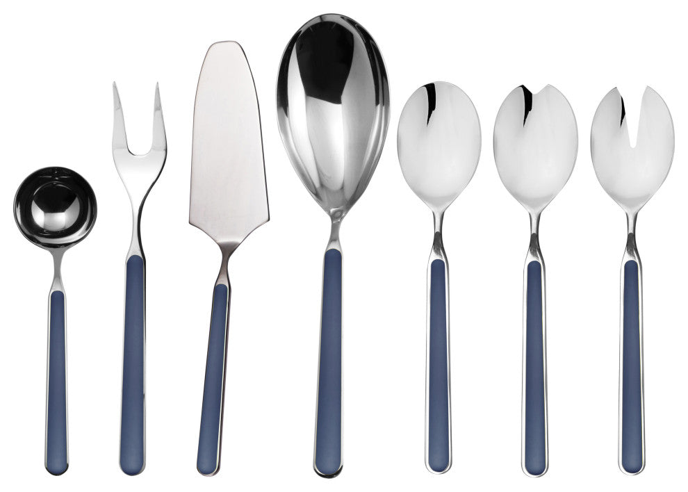 Fantasia Serving Set, Cobalt, 7-Piece Set