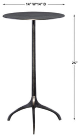 Uttermost Beacon Industrial Accent table