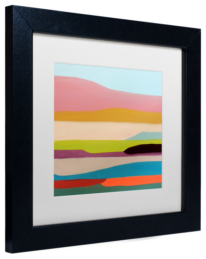 'Alto' Matted Framed Canvas Art by Sylvie Demers