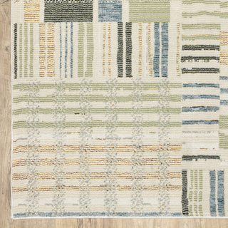 Atlas 752E0 Blue/Green 1'10" x 3'2" Rug