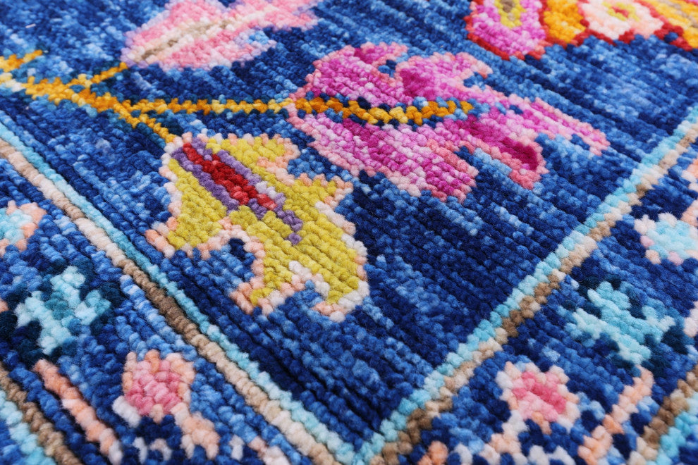 8' Square Turkish Oushak Handmade Wool Rug - Q16042