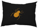 Halloween Spiders Accent Pillow, Golden Mustard, 14"x20"