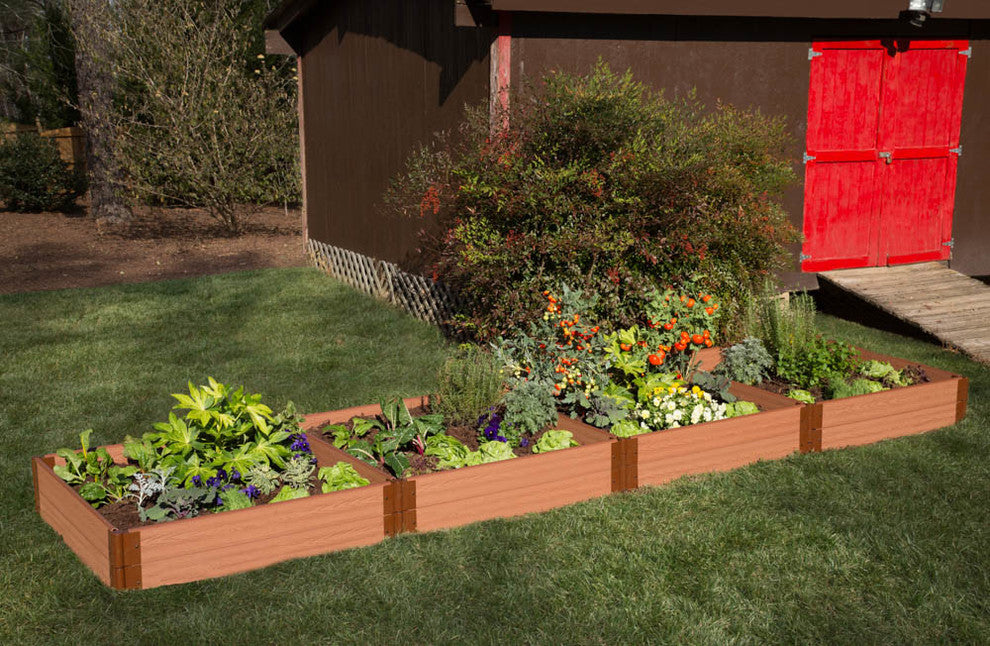 Classic Sienna Raised Garden Bed 4'x16'x11", 1" Profile