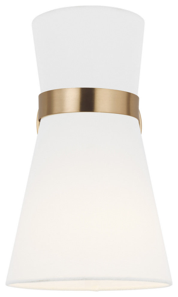 Clark 1-Light Wall/Bath Sconce, Satin Brass