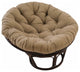 44" Solid Twill Papasan Cushion, Fits 42" Papasan Frame, Toffee
