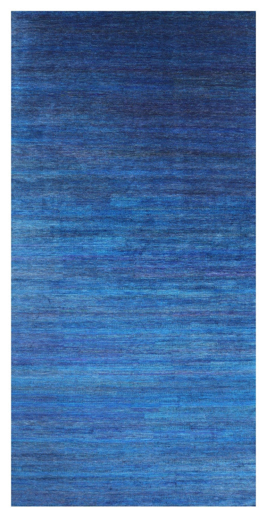 10' 0" X 20' 0" Super Savannah Gabbeh Hand Knotted Wool and Silk Rug Q8620