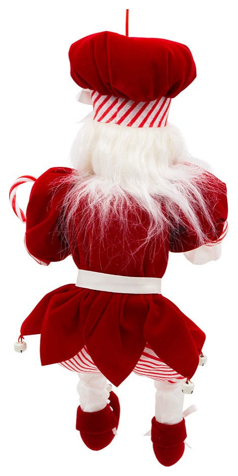 Kurt Adler 17" Kringle Klaus Peppermint Chef Santa