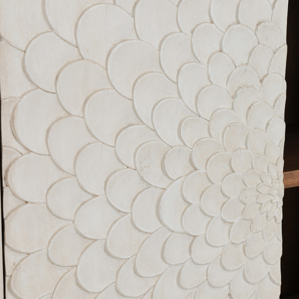 Delilah White Washed Sideboard