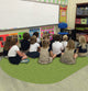 Kids Crazy Carpet Home School Area Rugs, People Pet Friendly, 12 Colors, Gremlin
